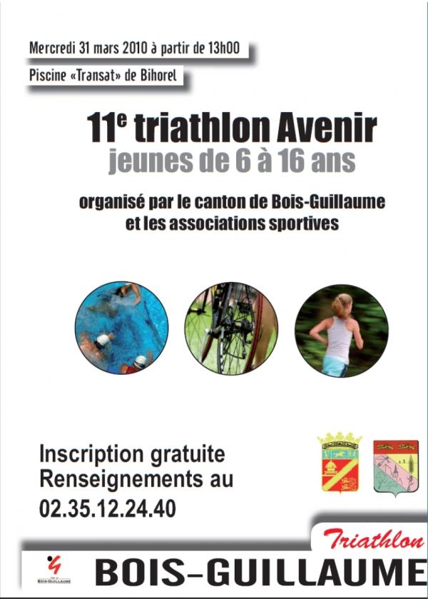 Triathlon "avenir"de Bois-Guillaume.