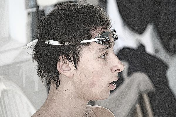 Championnats de France de natation de nationale 2 à Grand-Couronne: Joé entre en finale.