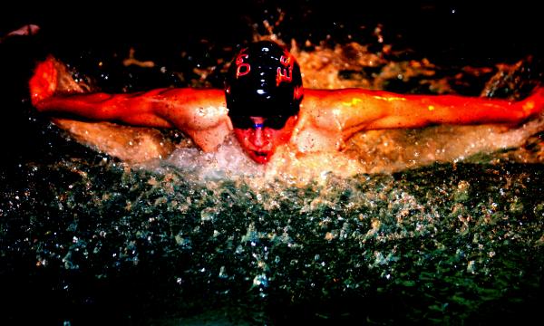 Championnats de Normandie "hiver" de natation à St Lô: Joé confirme sa progression.