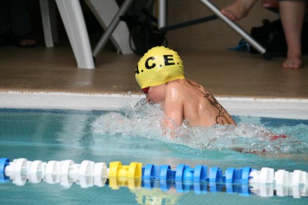 championnat départemental natation à St Romain.